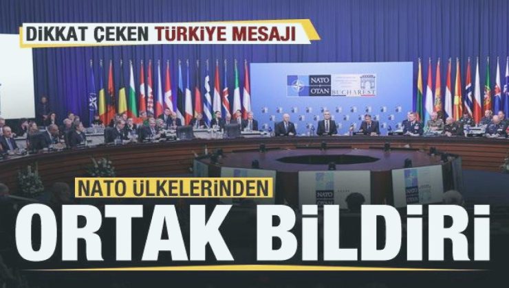 NATO ülkelerinden ortak ‘Türkiye’ açıklaması Dikkat çeken iletiler