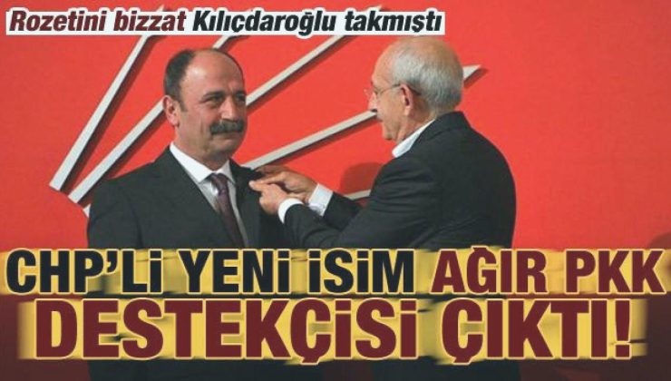 Rozetini şahsen Kılıçdaroğlu takmıştı: CHP’li yeni isim ağır PKK destekçisi çıktı!