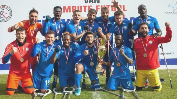 Şahinbey Ampute Futbol Ekibi, Türkiye Kupası’nı Kazandı