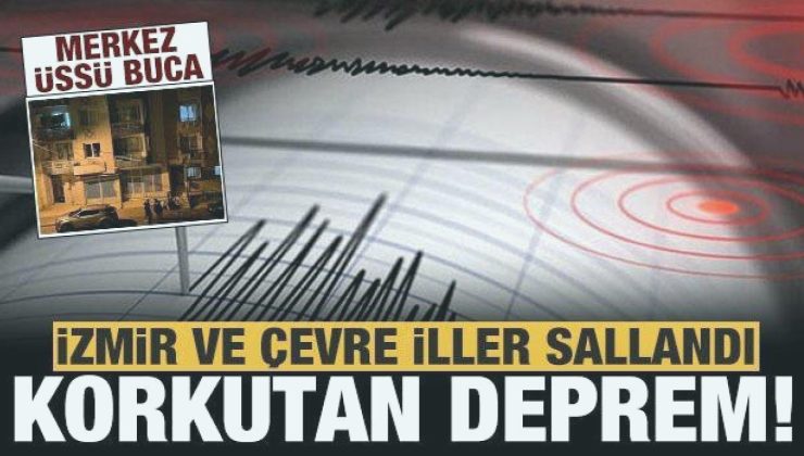 Son dakika: İzmir’de 4.9 büyüklüğünde deprem!