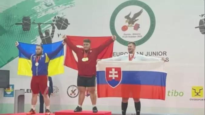 Ulusal halterci Ali Oflaz Avrupa şampiyonu oldu