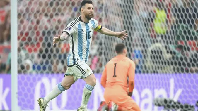 Dünya Kupası’nda Messi, Hırvatistan’a gol atarak Arjantin’in en golcüsü oldu