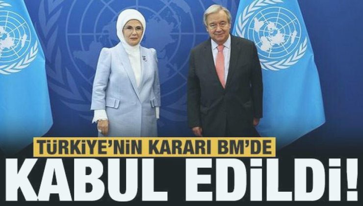 Türkiye’nin “sıfır atık” kararı BM’de kabul edildi