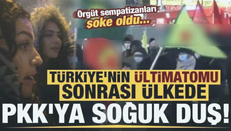 Türkiye’nin ültimatomu sonrası ülkede PKK/YPG’ye soğuk duş! Sempatizanlar şoke oldu